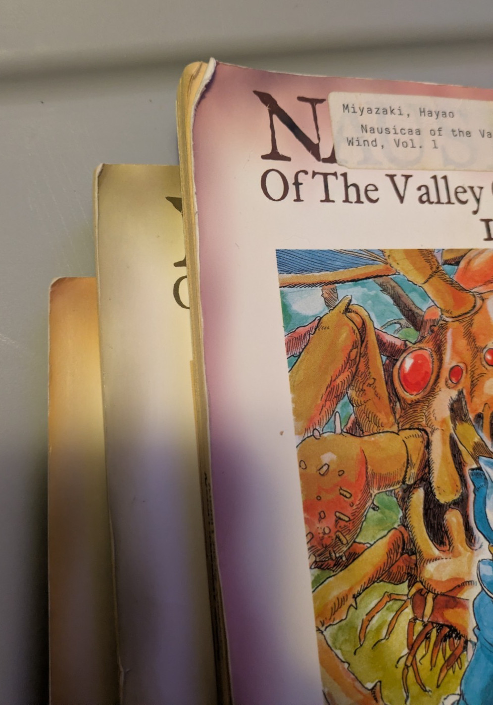Lot of 3 Nausicaa of the Valley of the Wind Volume I, 2, 3 Library Copies