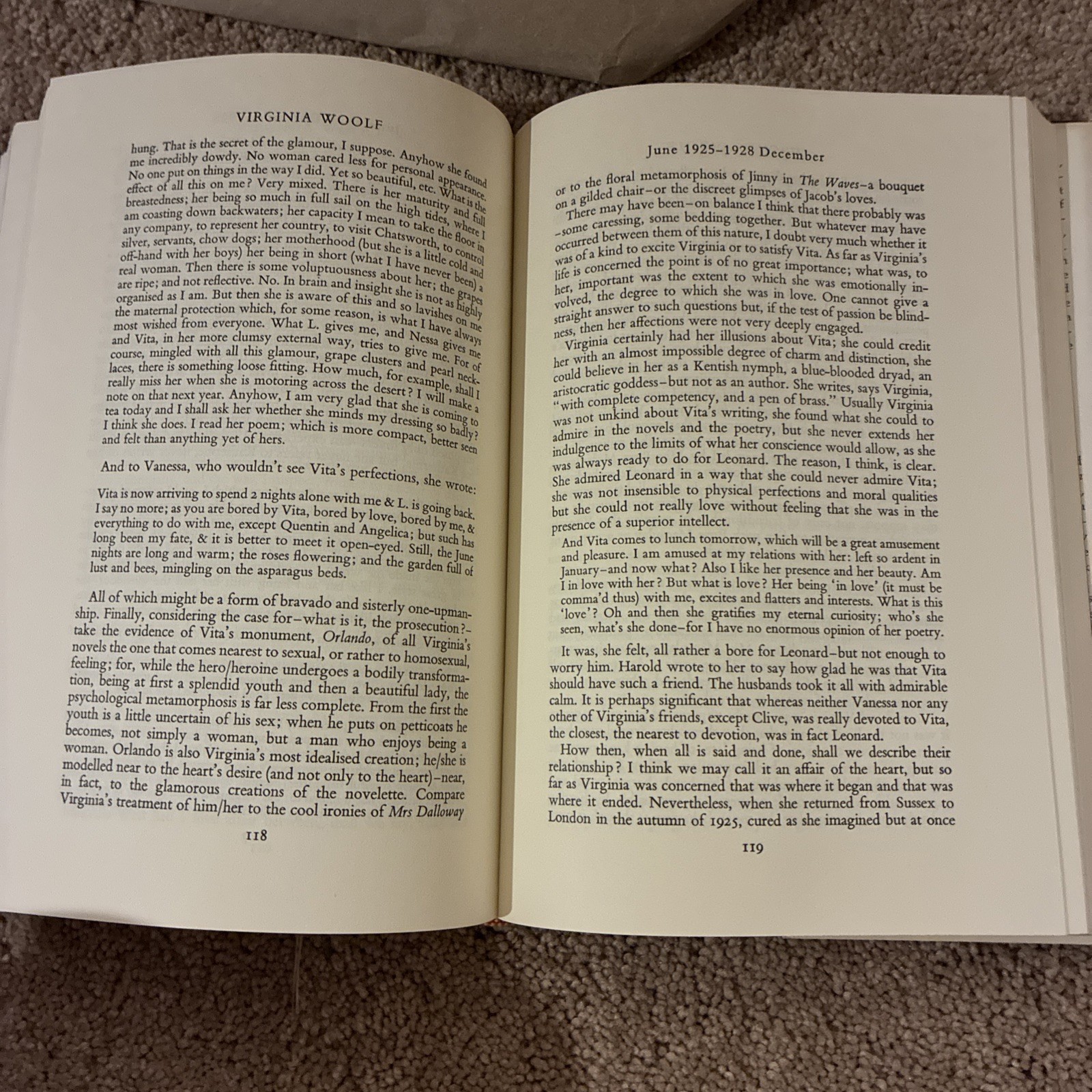 Virginia Woolf: A Biography by Quentin Bell 1972, Hardcover DJ