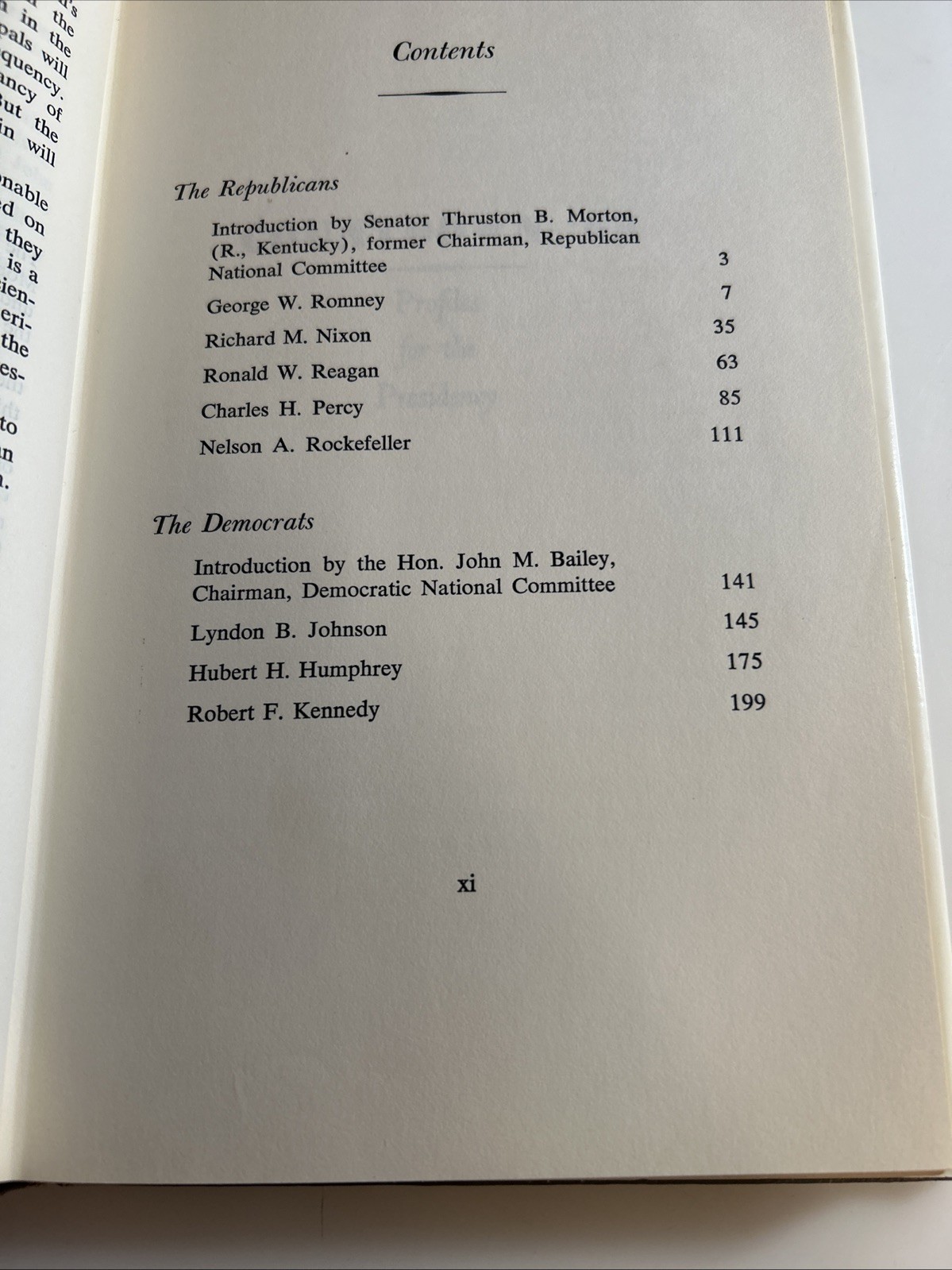 Rare ? Countdown ‘68 Profiles for the Presidency Schechter Presidential 2928