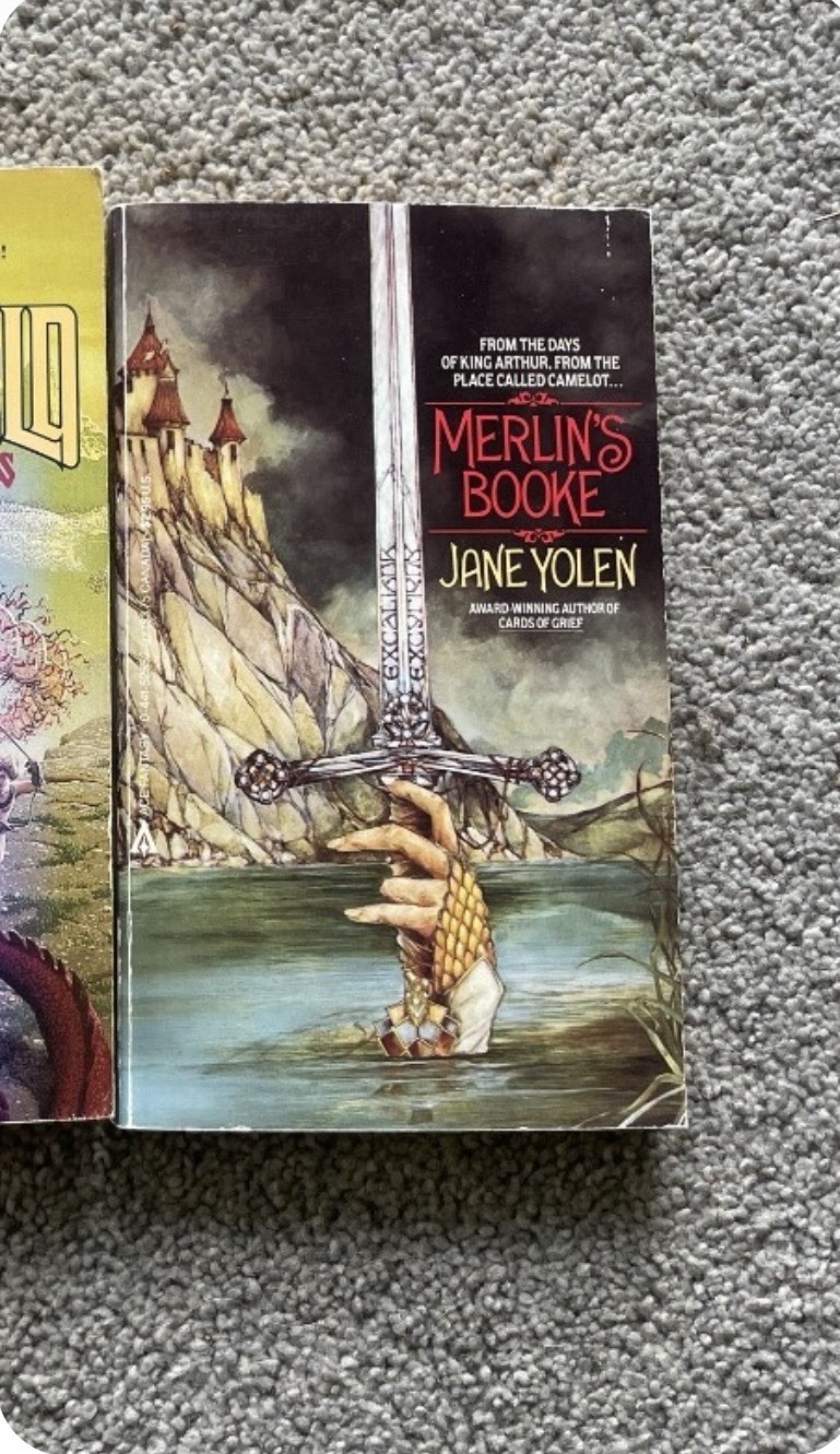 Jane Yolen Fantasy First Printing Lot – Merlin’s Booke & Briar Rose