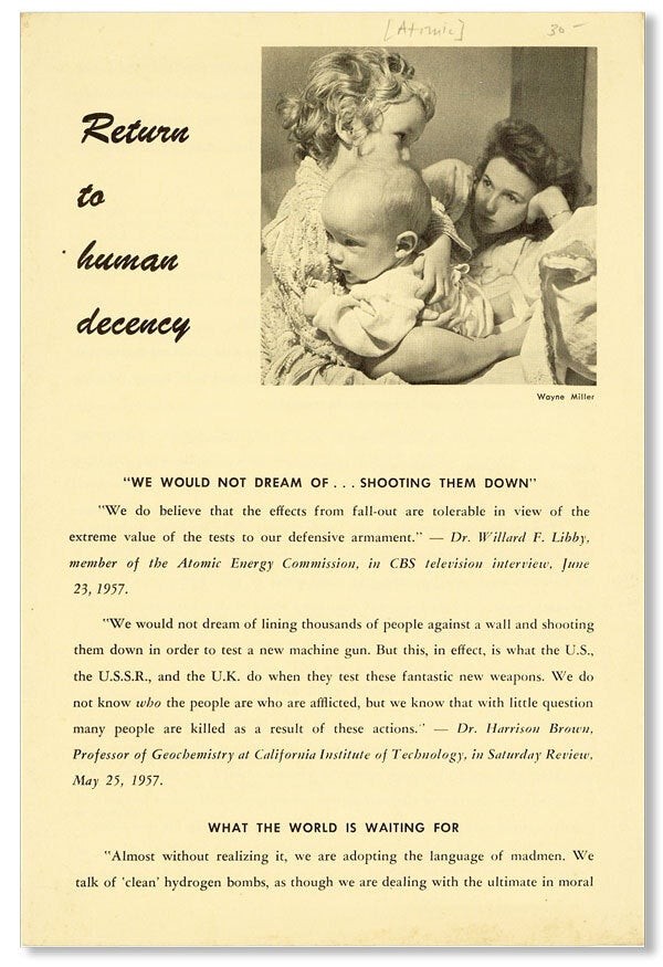American Friends Service Committee, New England Region. Return to Human Decency