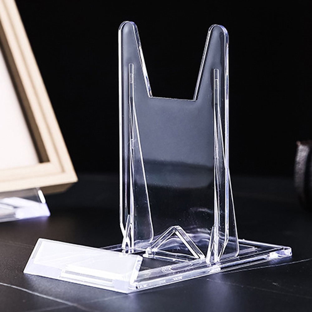 2-20PCS Clear Acrylic Stand Easel for Sports Trading Cards,Photos,Plates,Phones