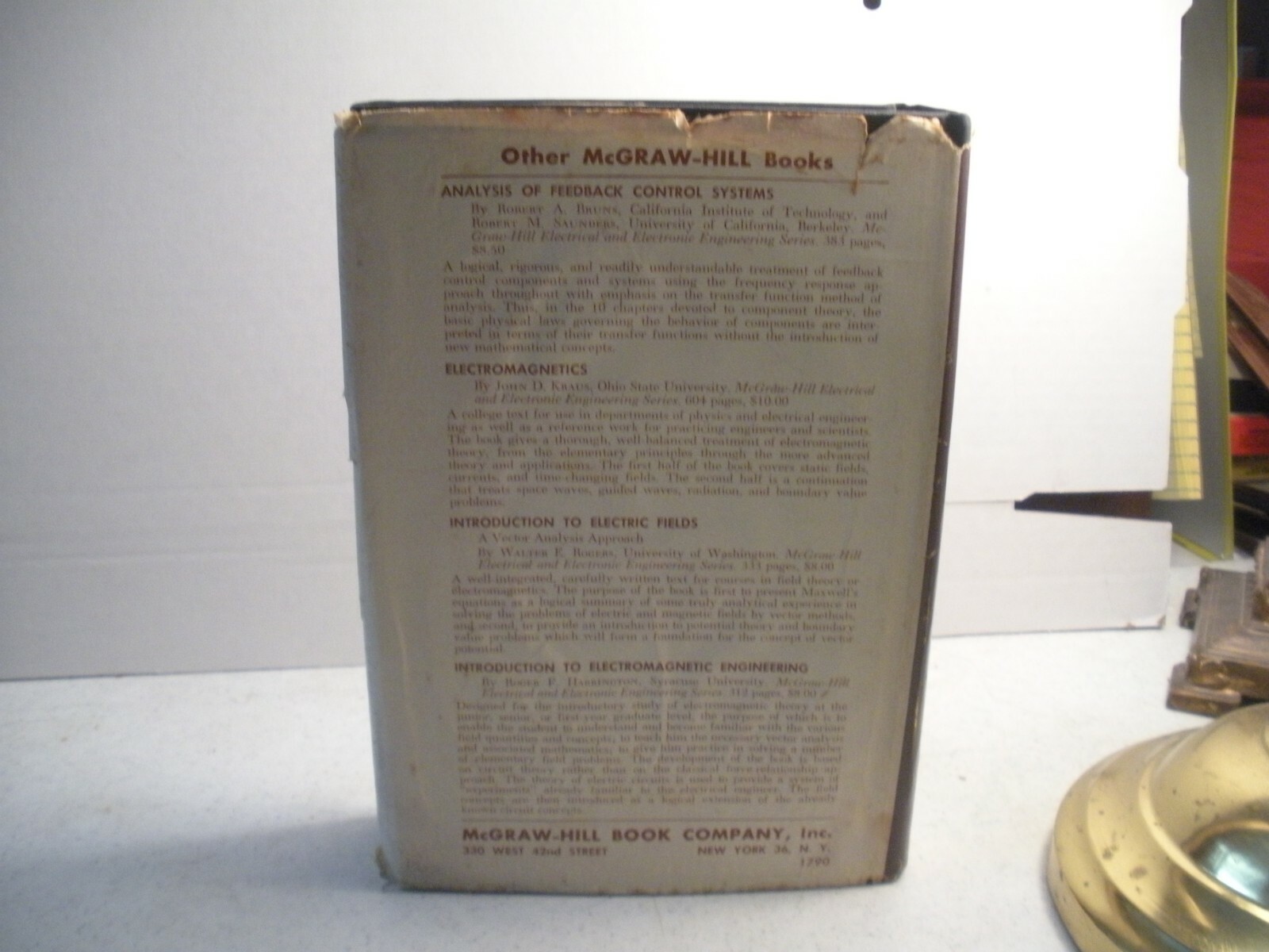 Electronic Circuits E. J. Angelo C.1958 Hardcover with Dust jacket