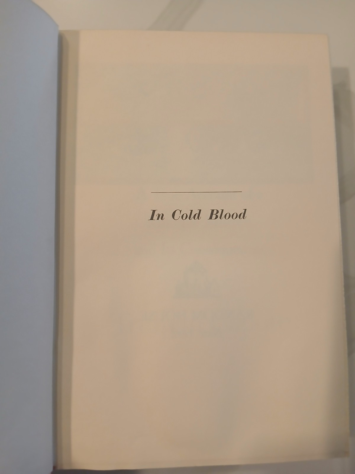 Truman Capote / In Cold Blood SIGNED 1st Edition/1st Printing, Not BCE