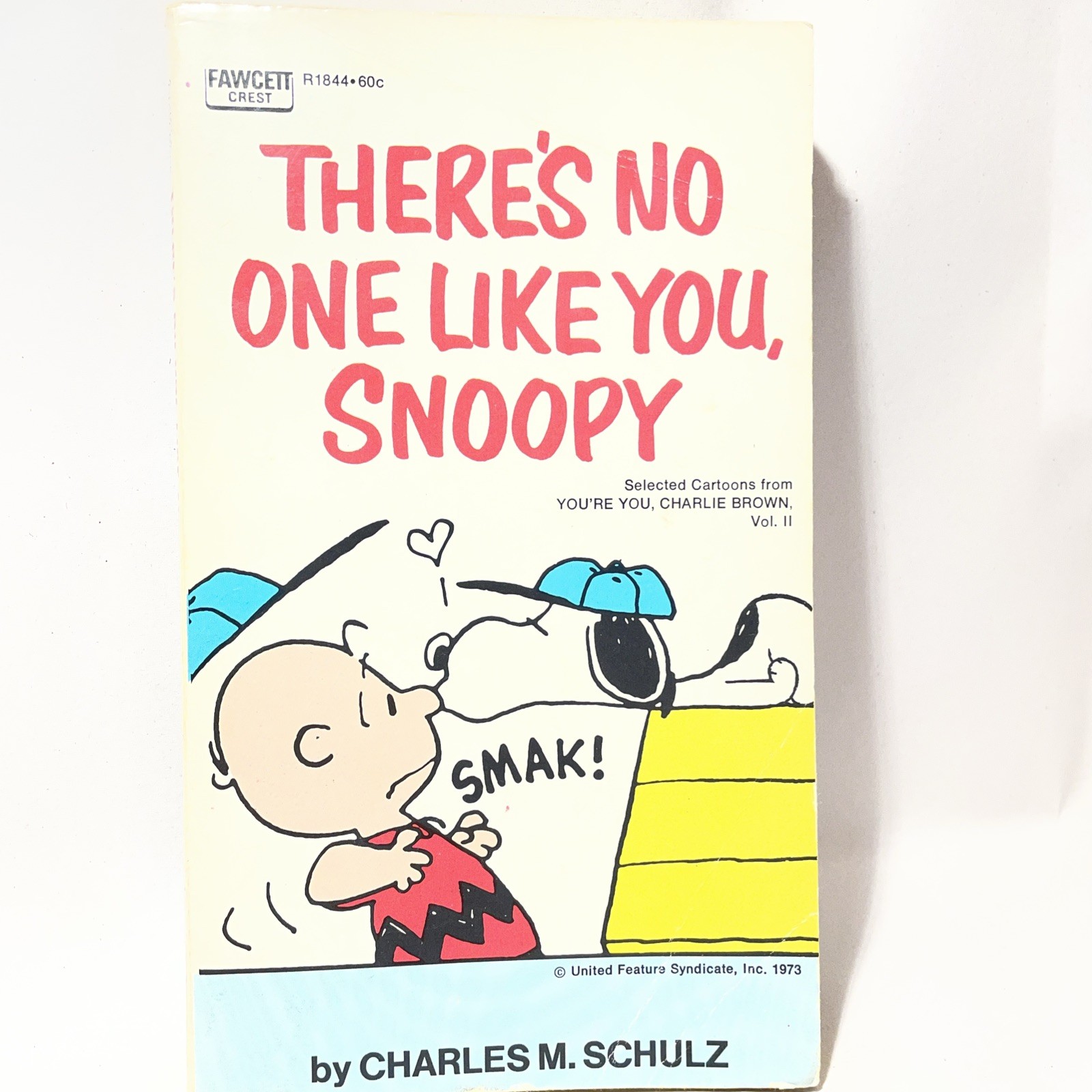 Lot Of 2 Peanuts Charlie Brown Snoopy Books Charles M Schulz 1960s/1970s +Figure
