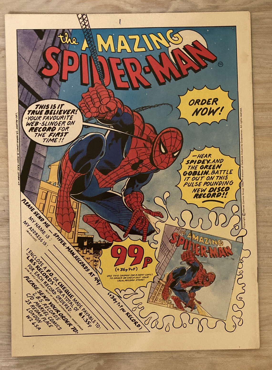 Spider-man Comics Weekly Marvel UK Issues 572 573 574 575 1984 Good Condition