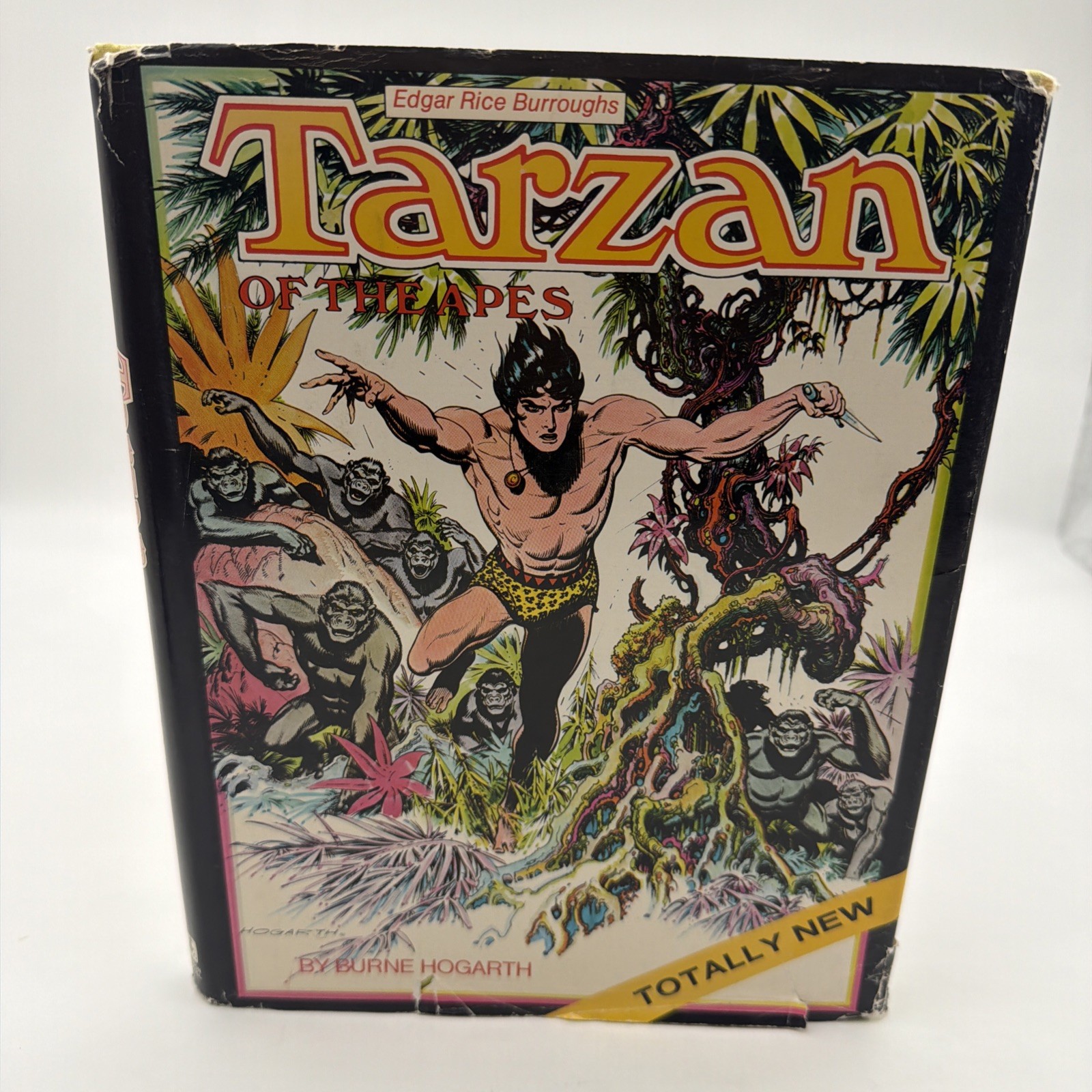 TARZAN OF THE APES BY BURNE HOGARTH NY 1972, 1st Edition PRINTING in DUST JACKET