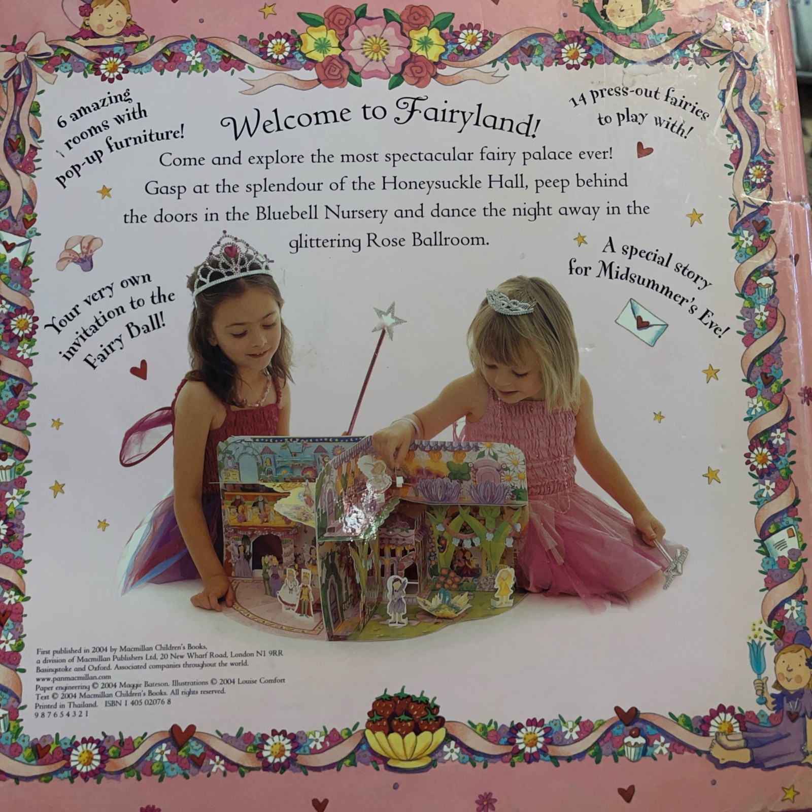 2004 My Fairy Princess Palace Magical Pop-Up Book 6 Pop UPS 14 Press Out