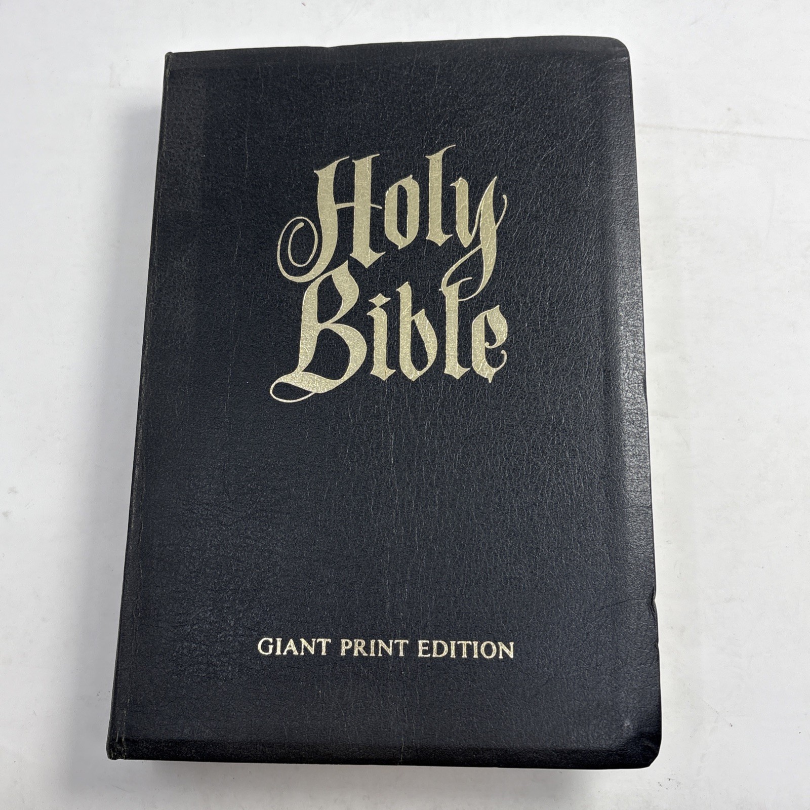1973 NEW Regency Holy Bible KJV Giant Print Red Letter Edition Black CLEAN