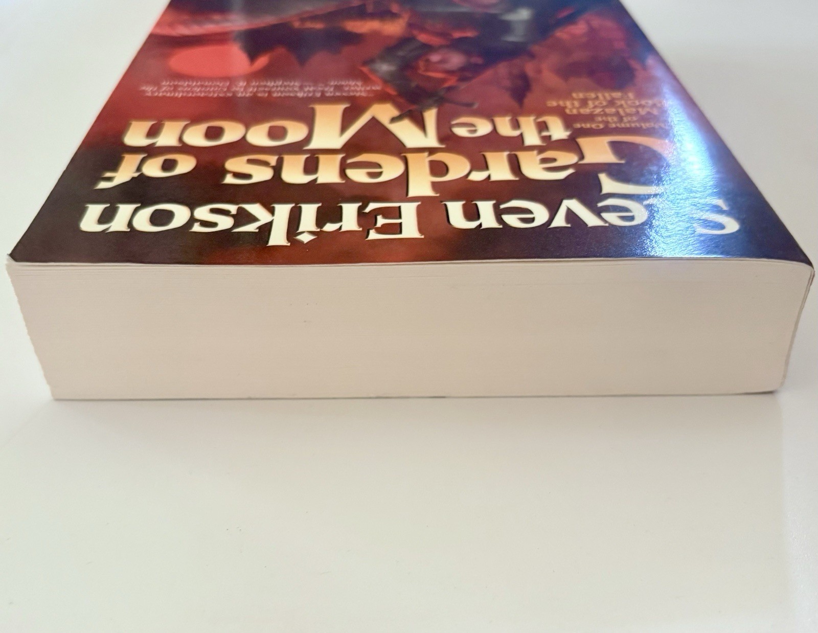 Steven Erikson Malazan Gardens of the Moon ARC 1st Print + RARE Reader Postcard!