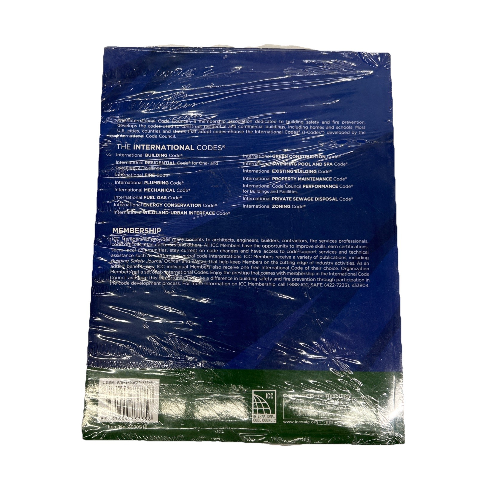 2018 International Building Code by International Code Council SEALED