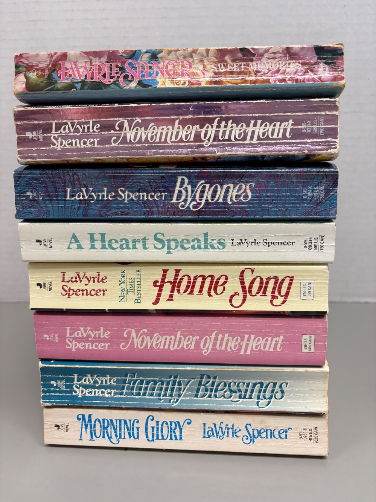 Lavyrle Spencer Lot of 8 Paperbacks (See Photos for Titles)