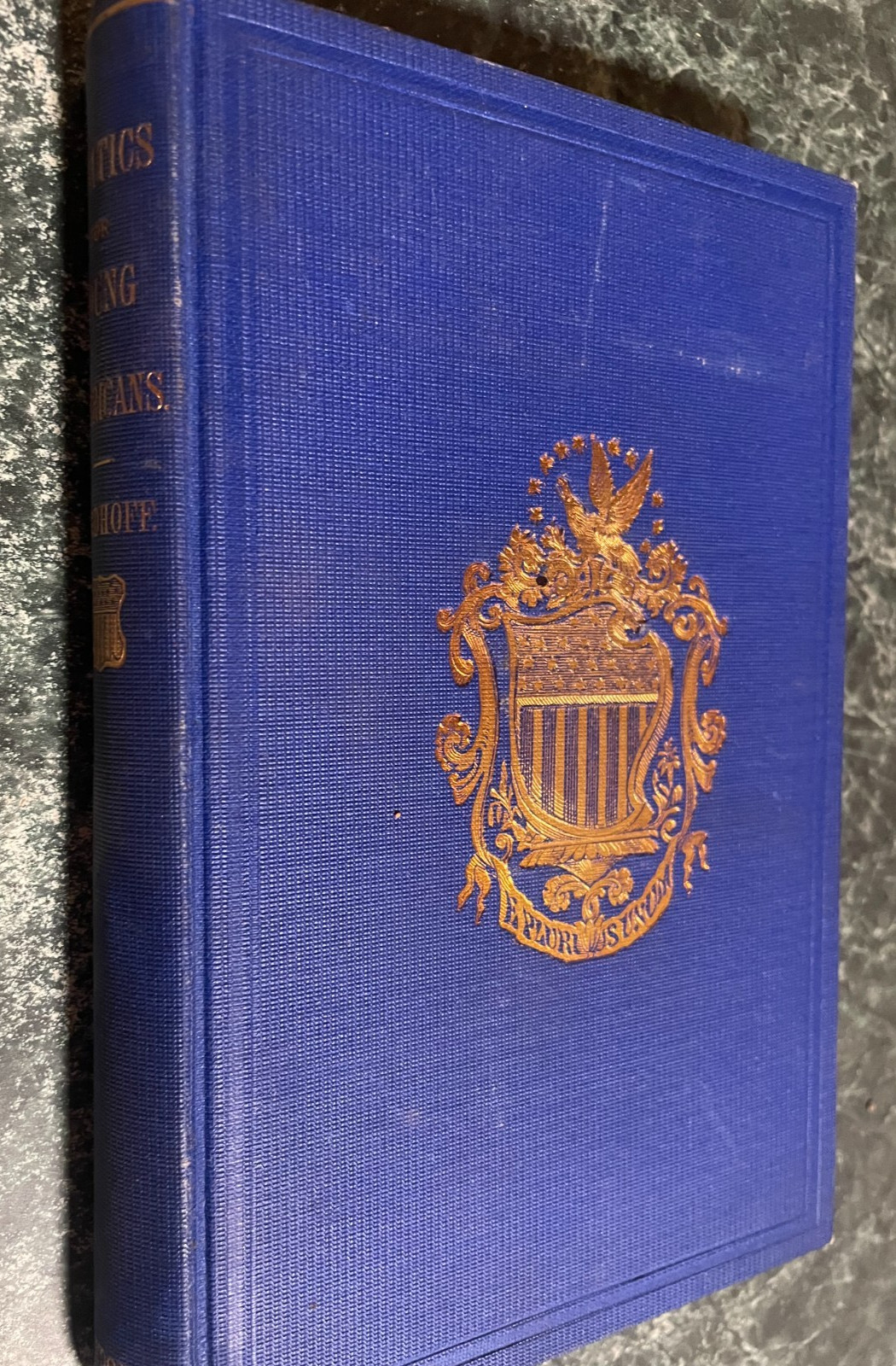 1875 – Politics for Young Americans by Charles Nordhoff, HB, 259 pages, VG