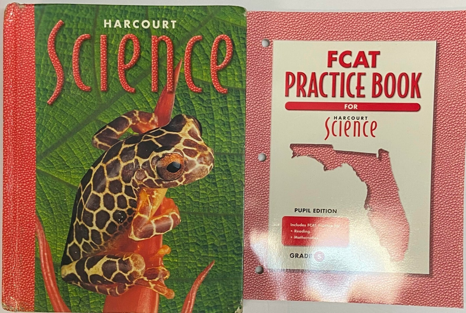 Grade 5 Harcourt Science Text/Workbook Bundle 5th Curriculum Homeschool Lot 5th