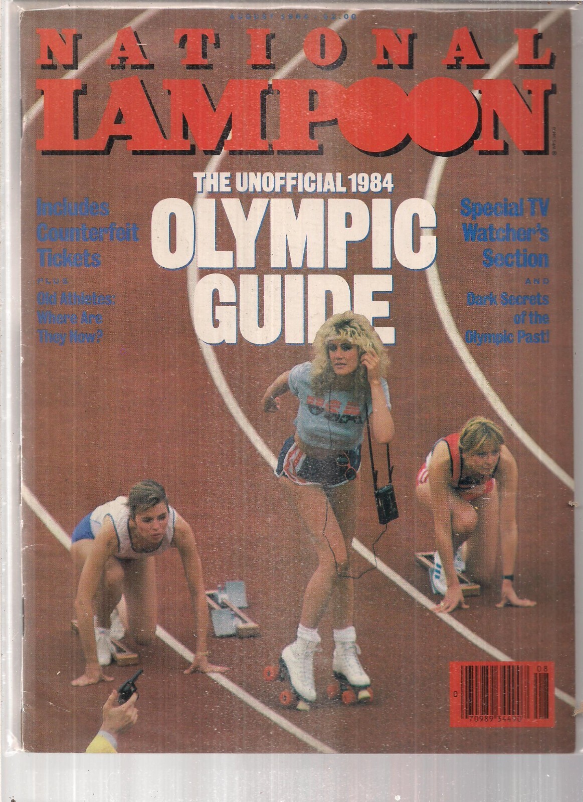 National Lampoon 1984 Olympic Guide Magazine Humor Satire Cartoon Sports