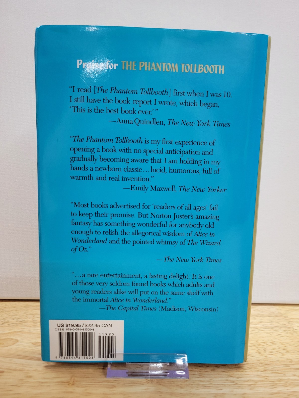 THE PHANTOM TOLLBOOTH Norton Juster SIGNED Hardcover Jules Feiffer Illus. NF/NF