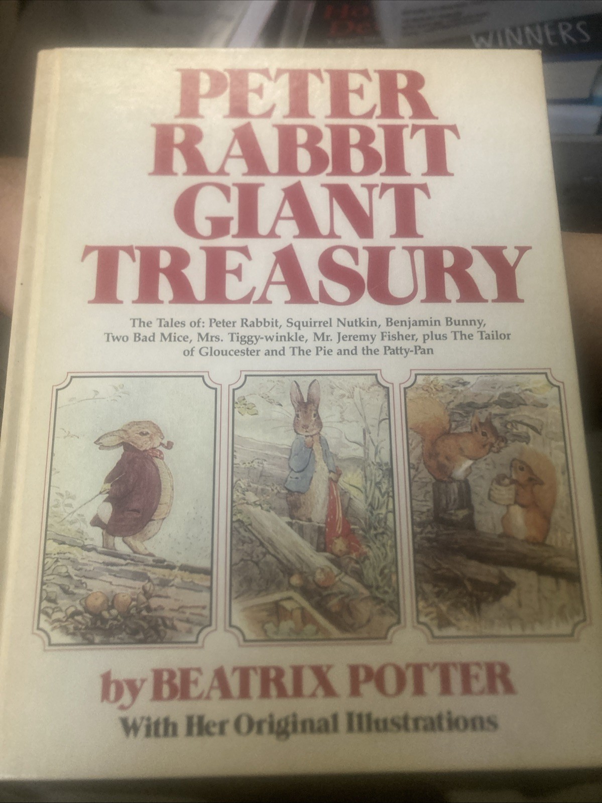 Peter Rabbit Giant Treasury Children’s Book Beatrix Potter Story Illustrated HC