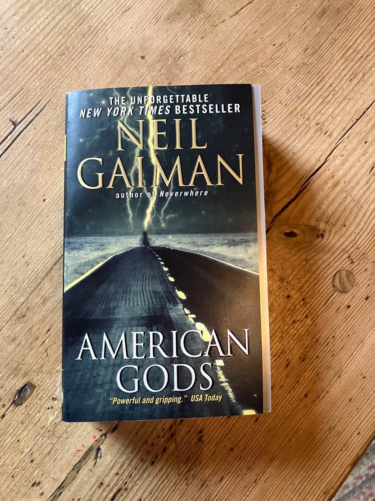 American Gods: A Novel Gaiman, Neil paperback fiction like new unread OOP