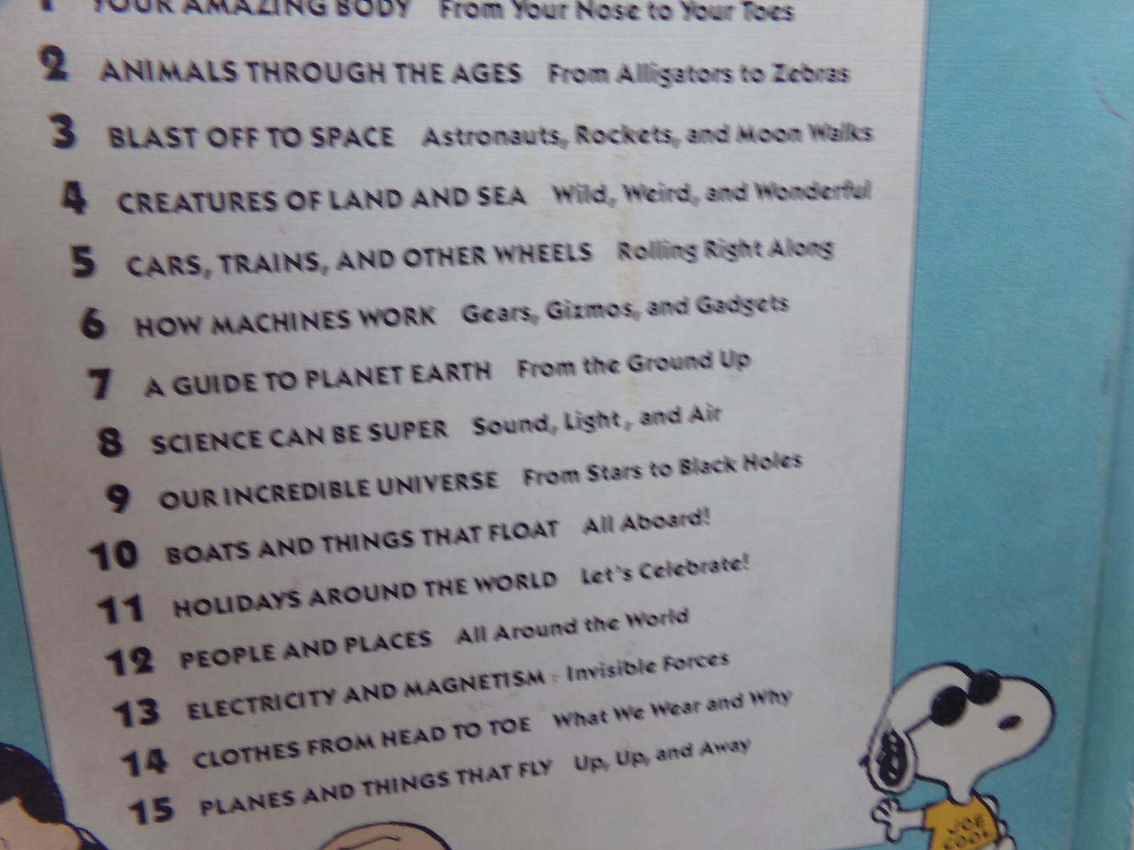 Vol #1 Charlie Brown’s ‘Cyclopedia Book Your Amazing Body From Your Nose to Toes