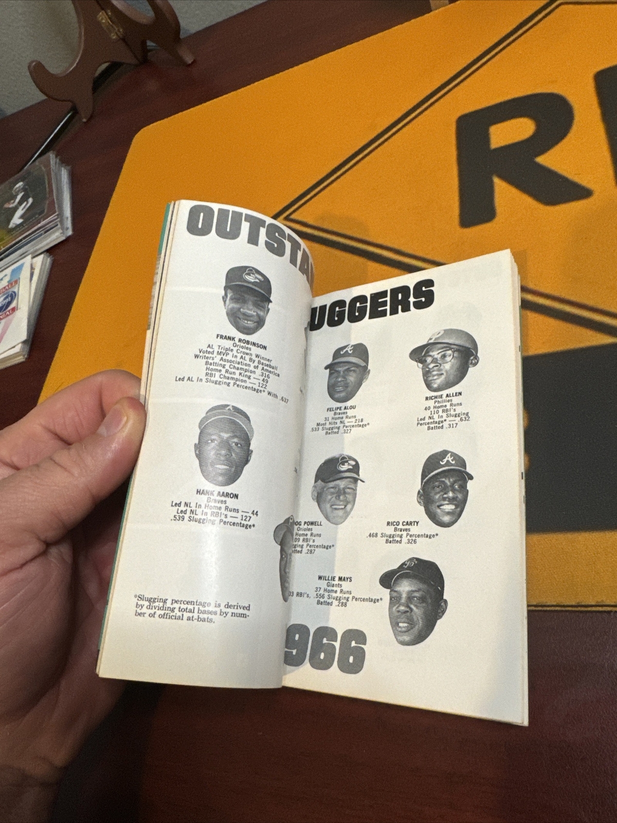 FAMOUS SLUGGER YEARBOOK, 1967, USED, 61 PAGES. VERY NICE