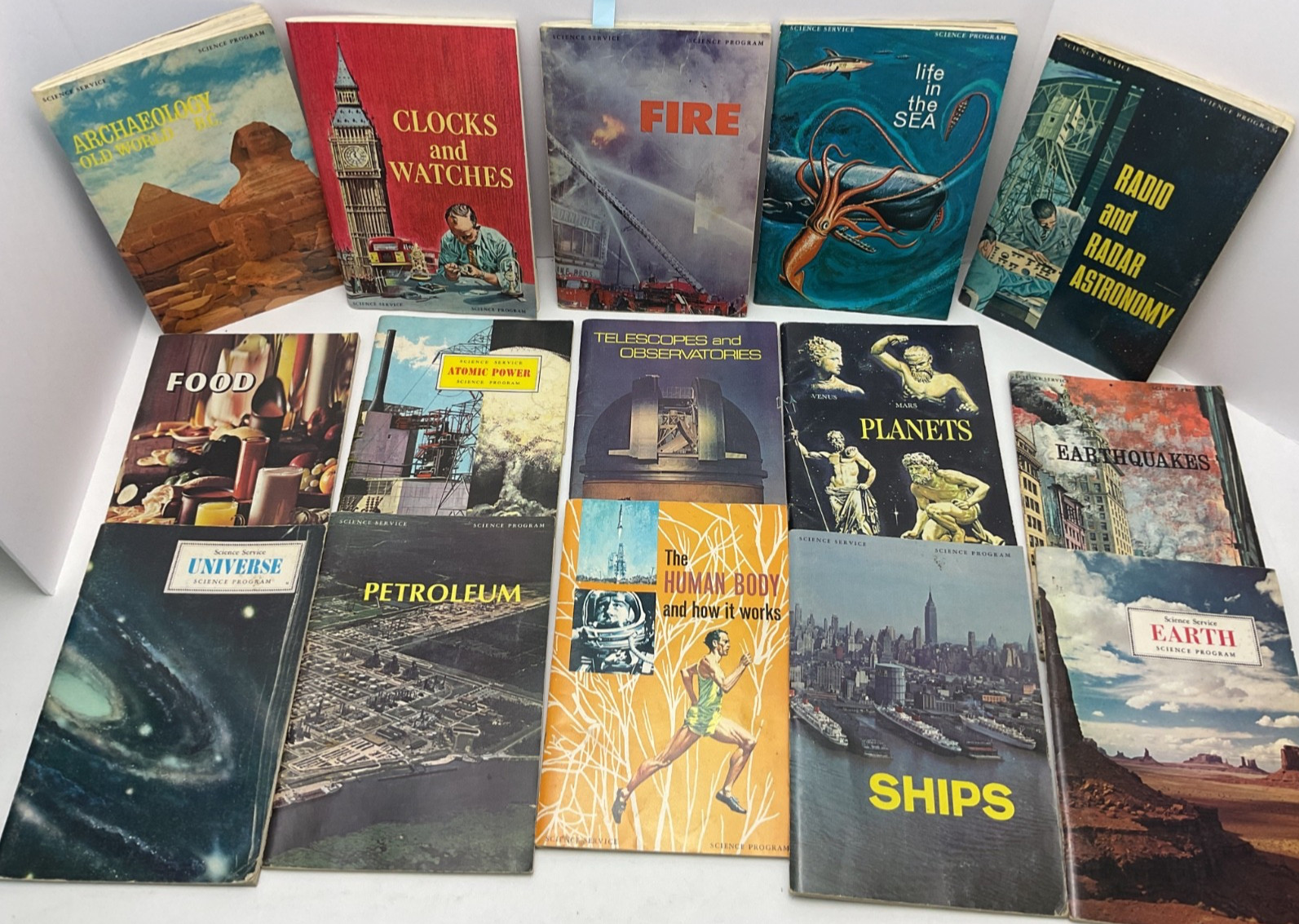 Science Service Science Program Booklet Lot Nelson Doubleday 1970s 15