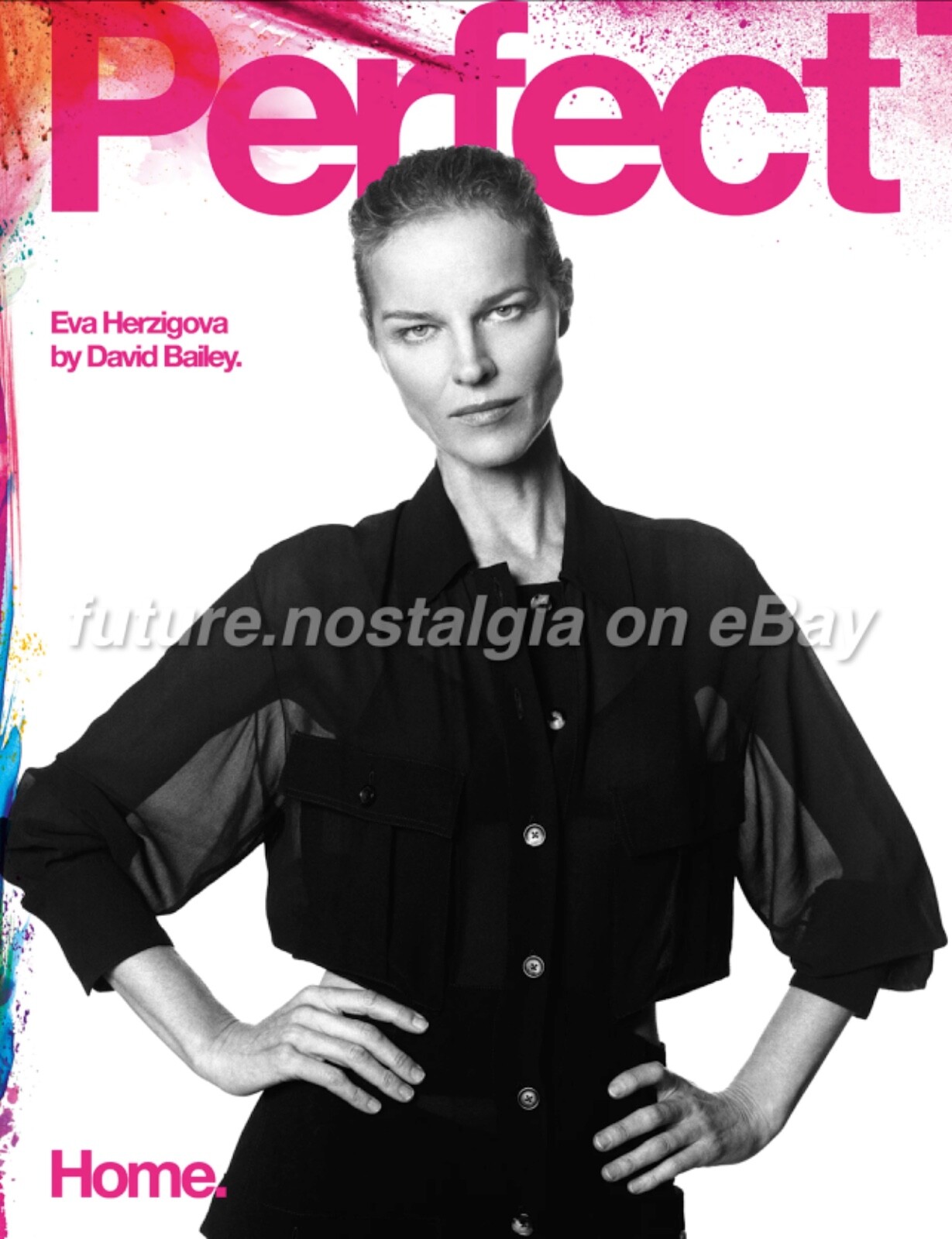 EVA HERZIGOVA Perfect Magazine #6 + MOSCHINO TOTE BAG S 2024 BELLA HADID