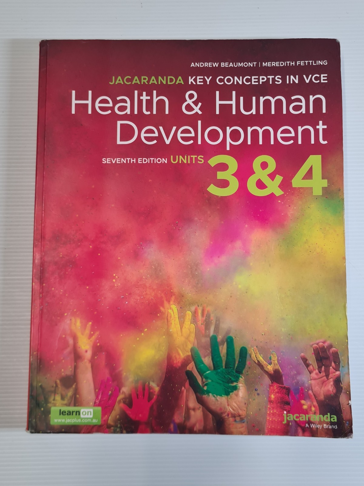 Jacaranda Key Concepts in VCE Health and Human Development VCE Units 3&4, 7TH Ed