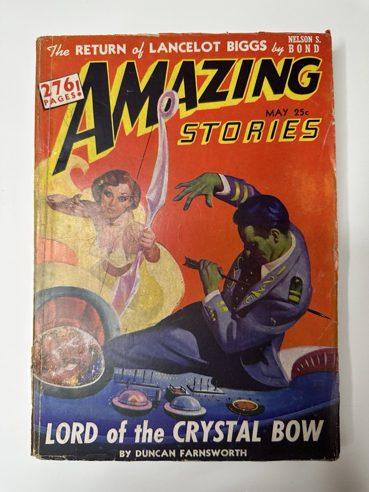 Amazing Stories May 1942 H W McCauley 276 Pages Chad Oliver Collection