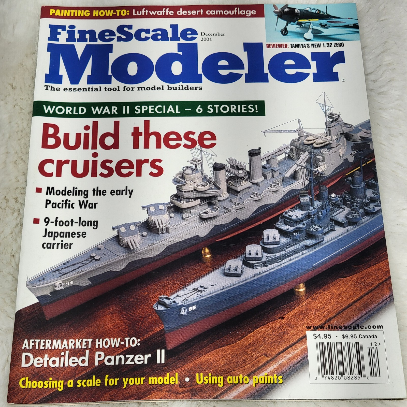 FineScale Modeler Vol 19 #10 Dec 2001 Modeling Magazine VG
