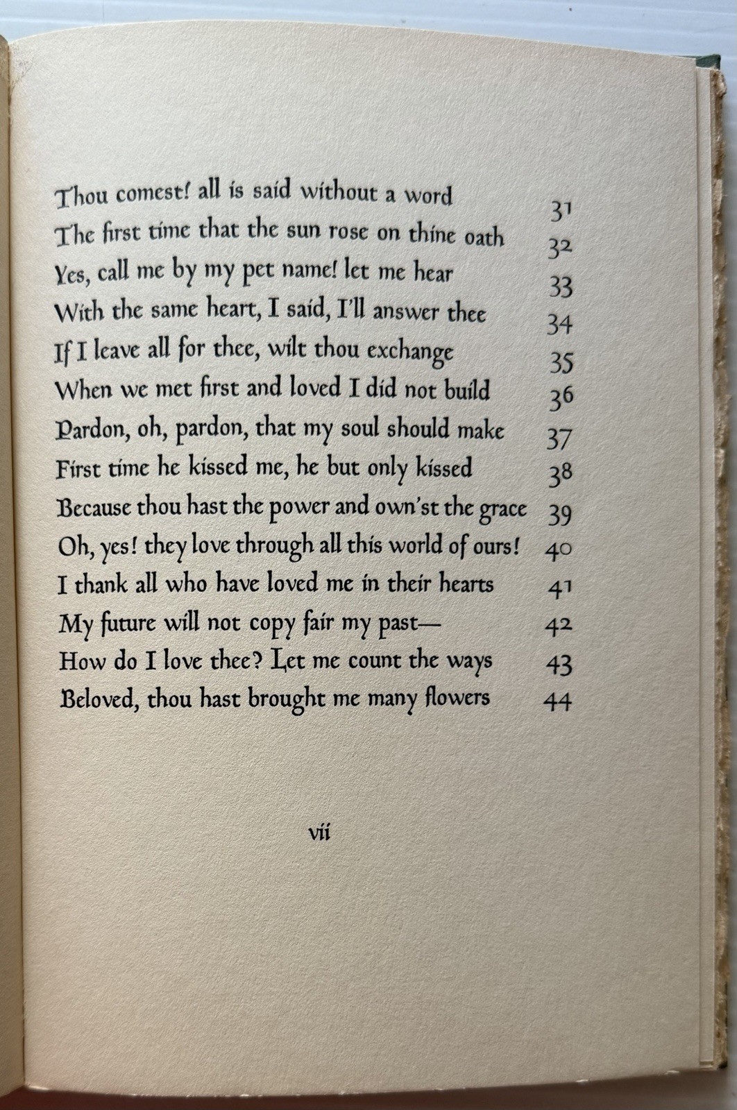 SONNETS FROM THE PORTUGUESE by Browning. Harper 1932 HC/Slipcase