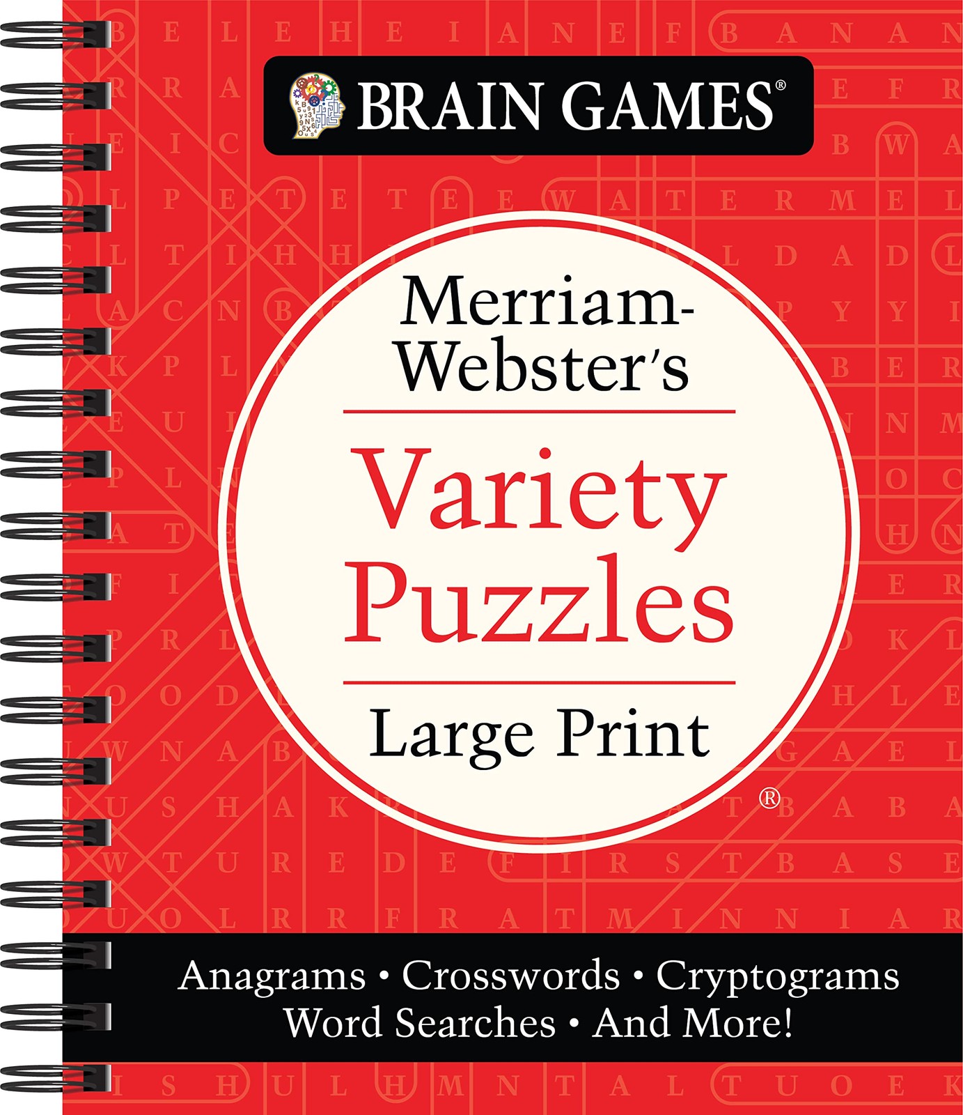 Brain Games – Merriam-Webster’s Variety Puzzles Large Print: Anagrams, Cross…