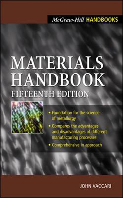 Materials Handbook Hardcover John A. Vaccari