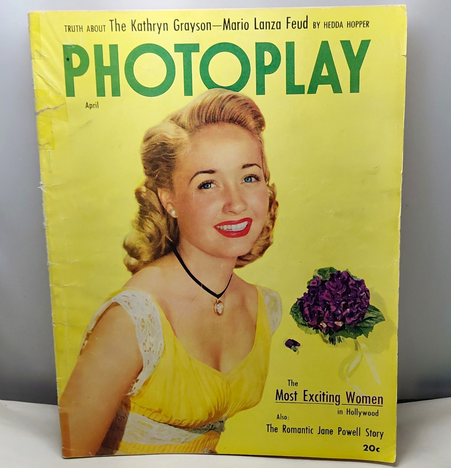 Photoplay Magazine April 1952 Jane Powell Marilyn Monroe Mitzi Gaynor Liz Taylor