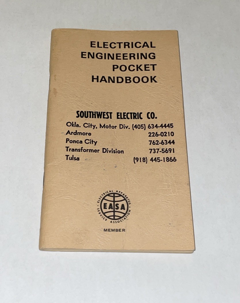 Vintage Electrical Engineering Pocket Handbook Do-it-Yourself 1982 by EASA