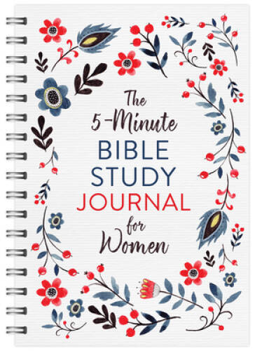 The 5-Minute Bible Study Journal for Women – Spiral-bound – VERY GOOD
