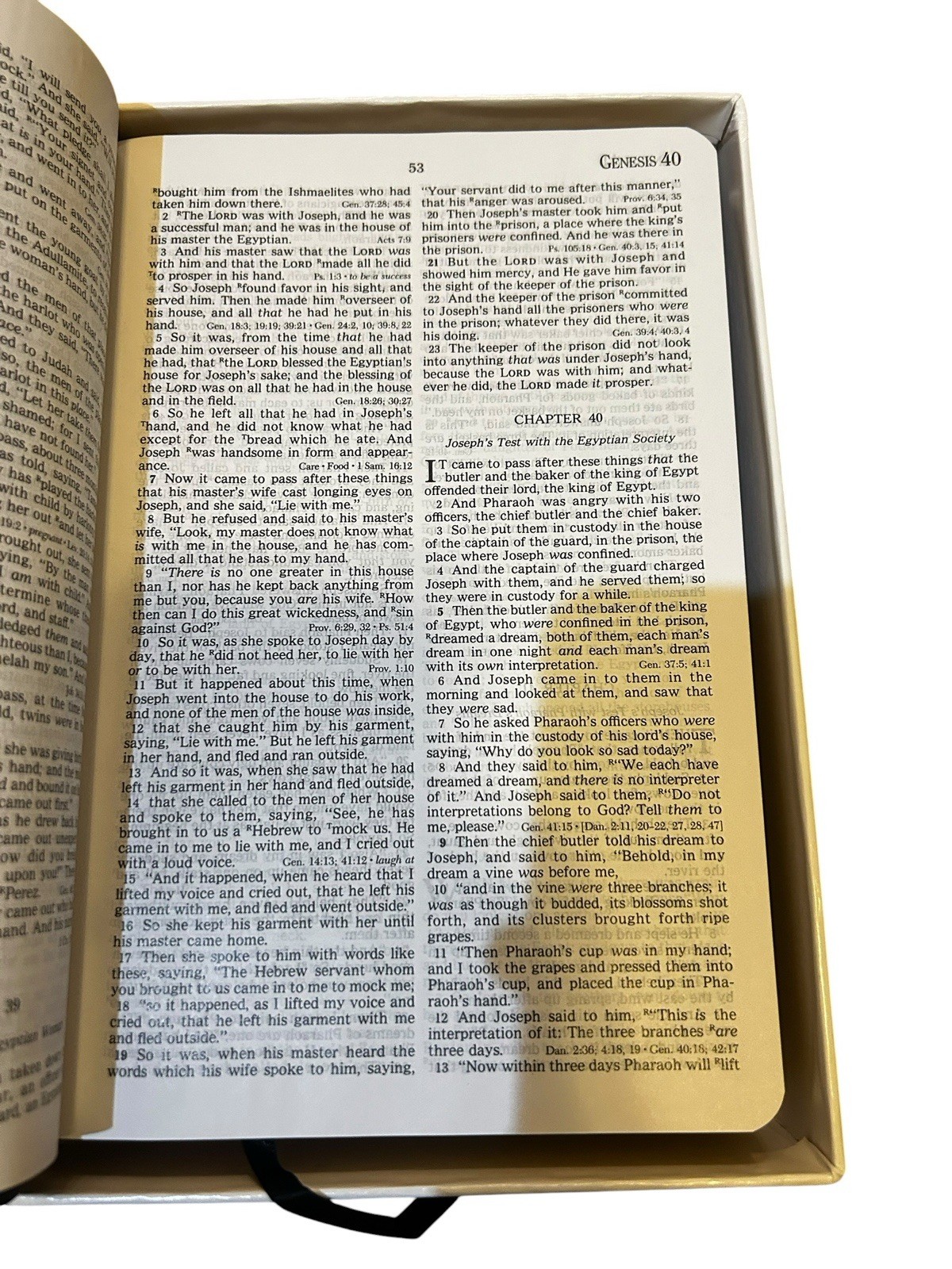 Prophecy Study Bible Leather Bound Hardcover Study Bible English Very Good