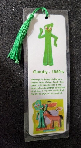 Vintage Collectible Toy Bookmark – Custom Made – Choose Toy – 5 ml – 8″x3″
