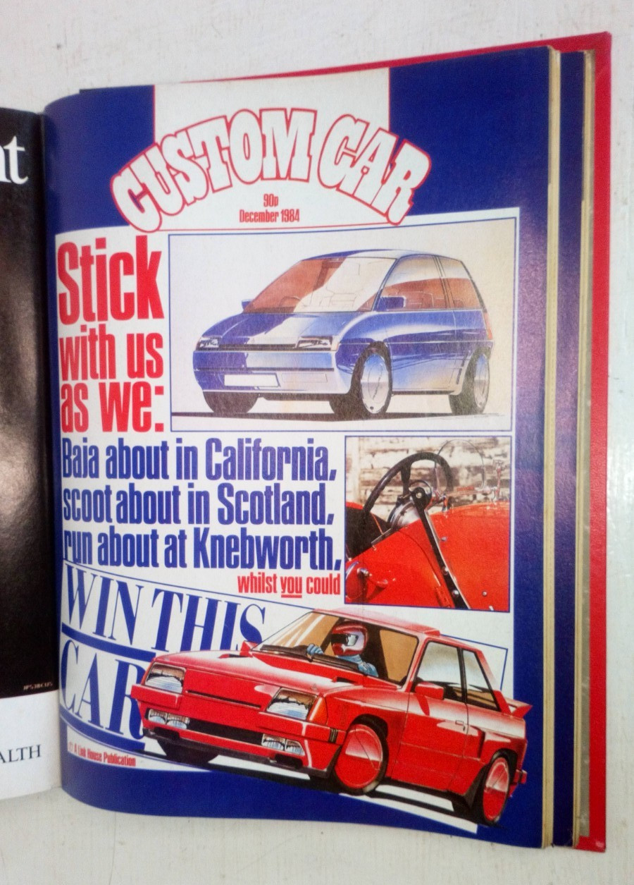 Custom Car Magazines in Binder March 1984 – January 1985