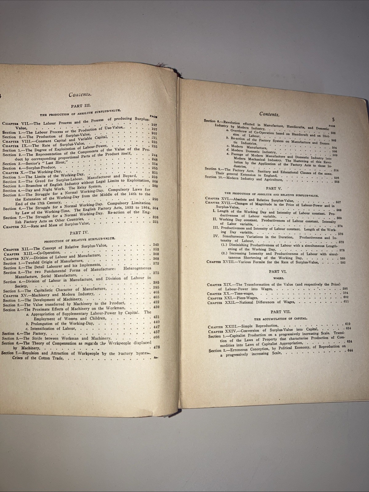 Capital A Critique of Political Economy HC Karl Marx 1932 Charles Kerr Co VNTG