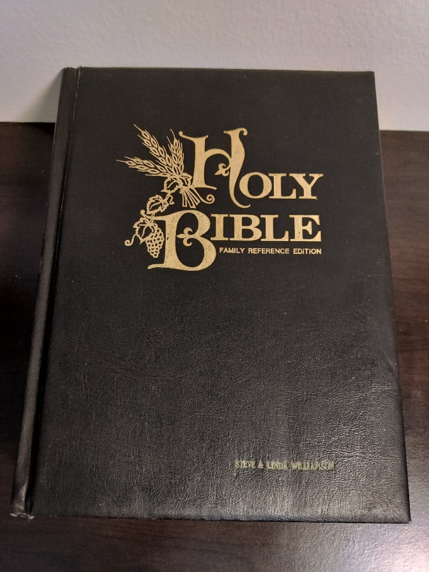 1971 Holy Bible Family Reference Edition Thomas Nelson 8lb Large HC