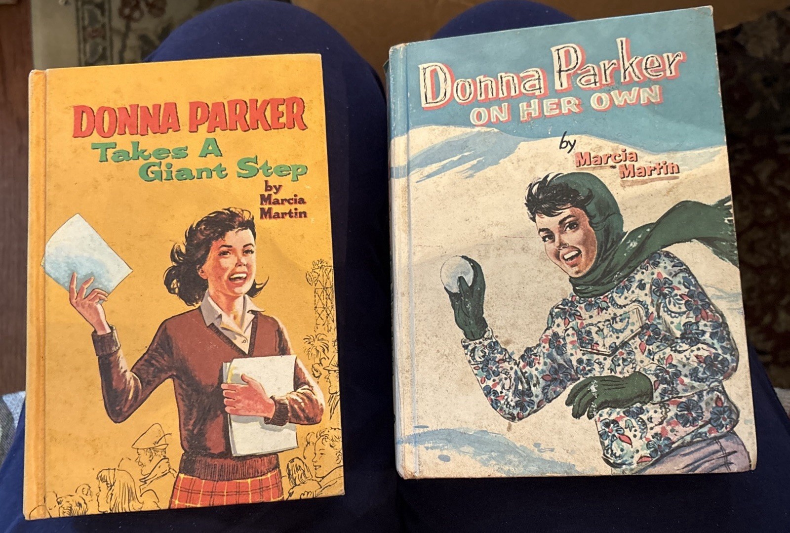 Donna Parker, Whitman Publishing, Vintage Books, Set of 2, 1950s/60s