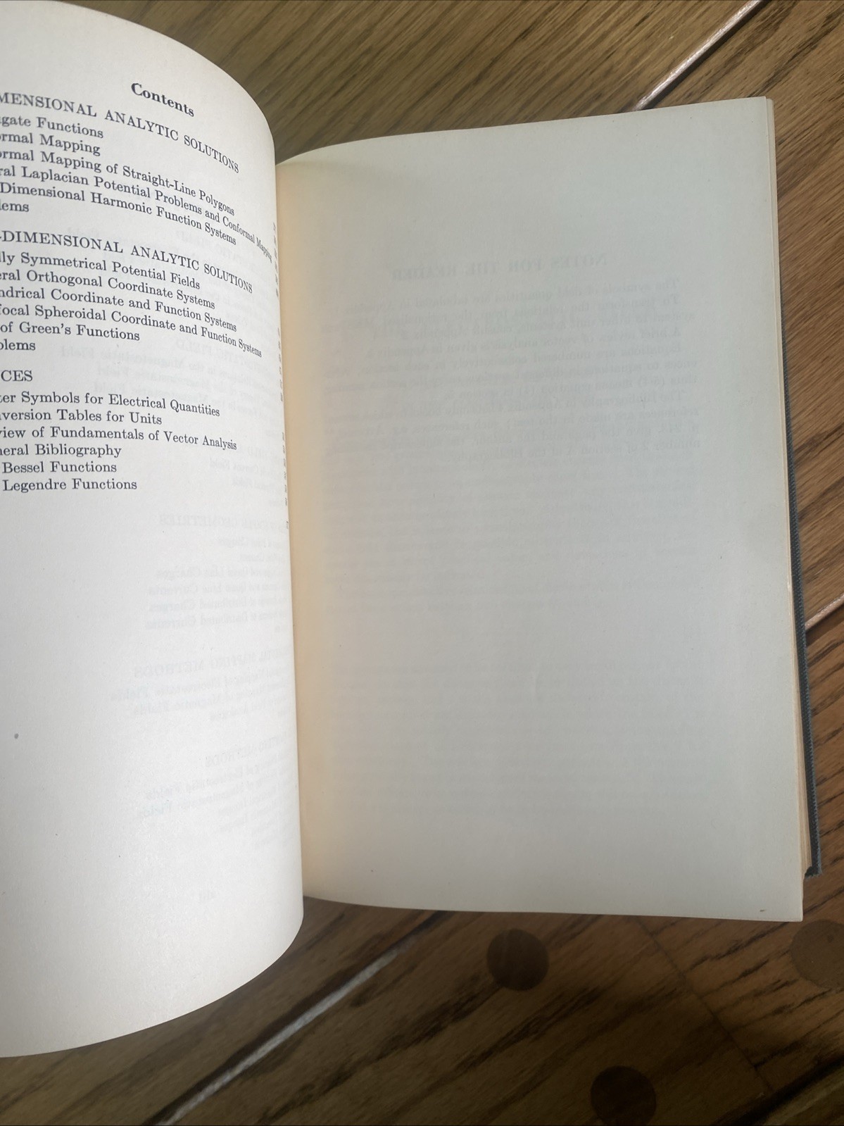Electromagnetic Fields Theory & Application Volume 1 Mapping The Fields 1950 HC