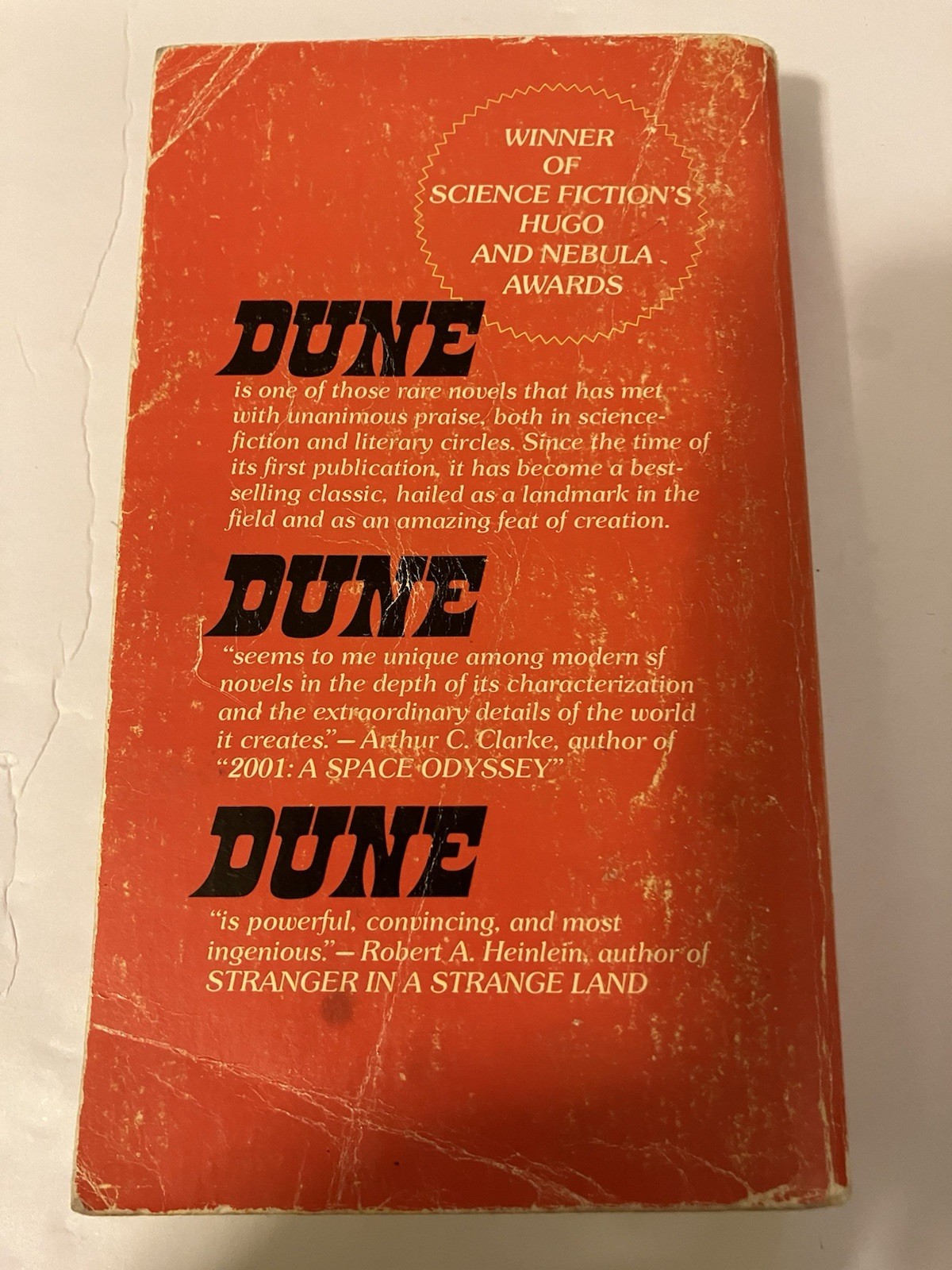 FRANK HERBERT’S CLASSIC DUNE PB ACE BOOKS 1965 SCHOENHERR INTERSTELLAR TRAVEL