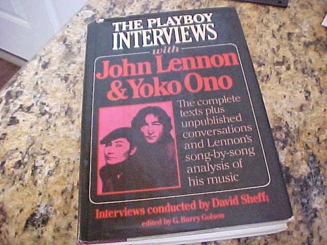 The Playboy Interviews with JOHN LENNON & YOKO ONO 1981 1st Edition HC D/J Wow!!