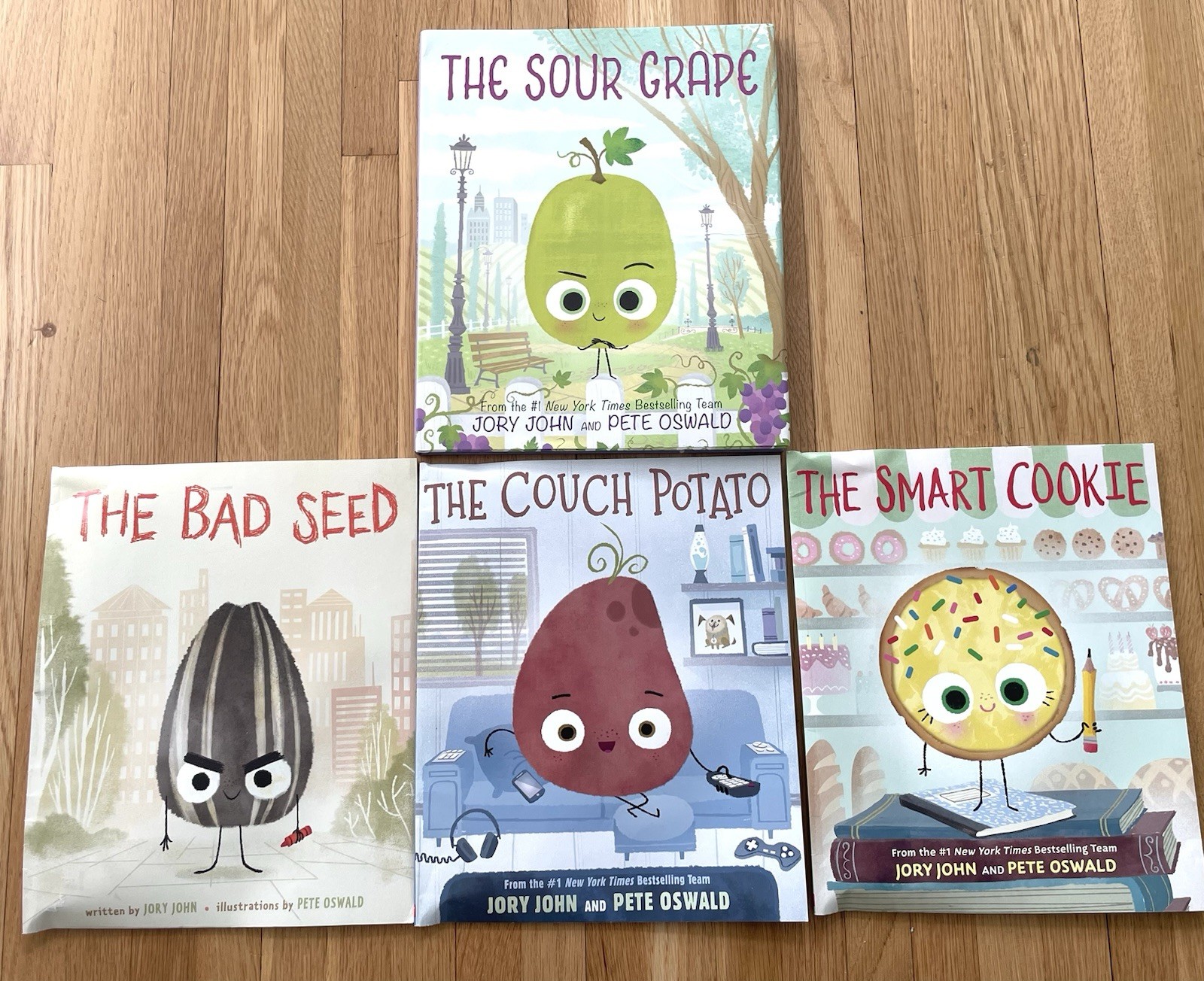 The Food Group Series By Jory John- 4 Books Collection – Ages 4-8 – 1 HC, 3 PB