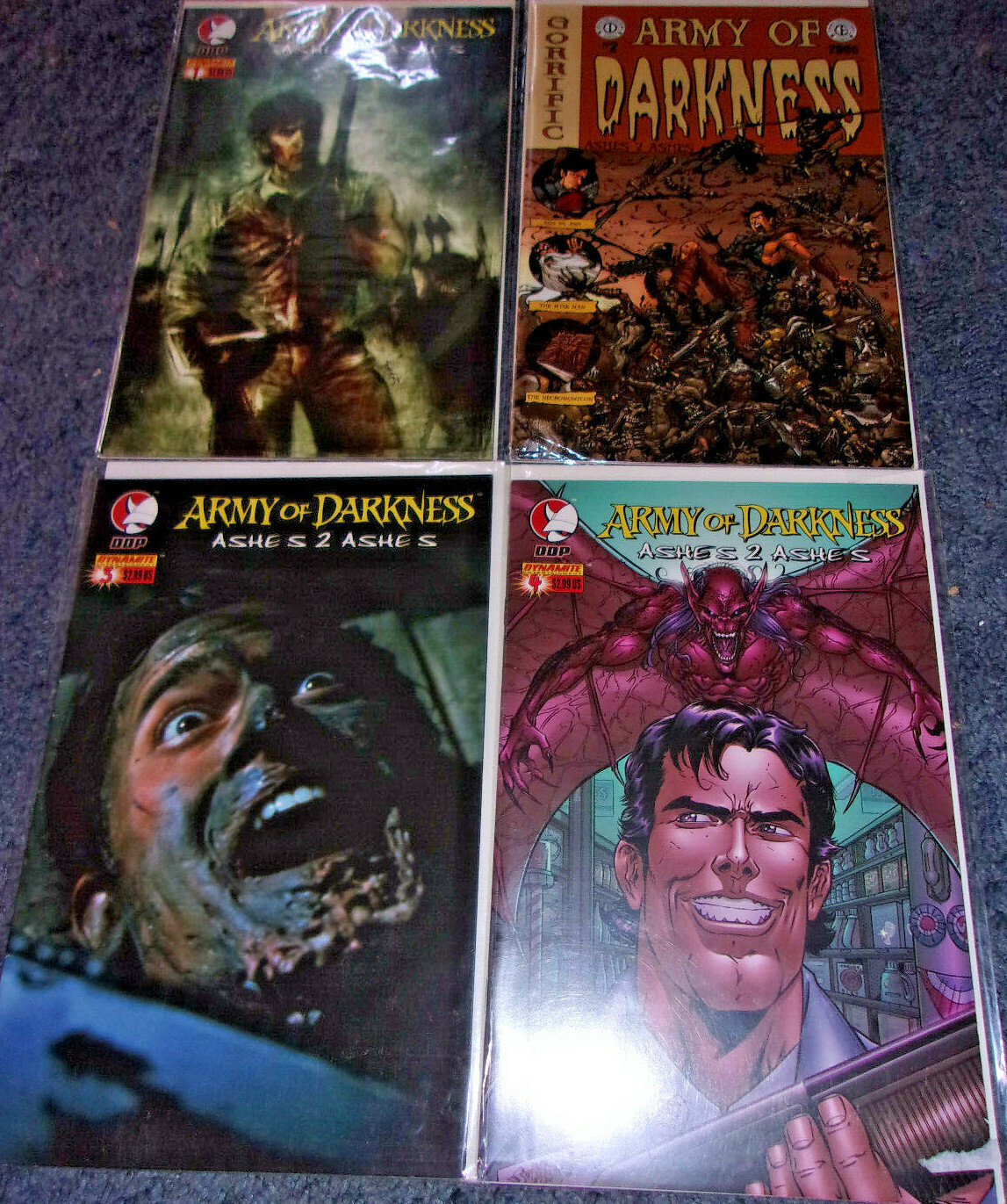 Dynamite Entertainment Ashes 2 Ashes (2004) Comic Book lot of 4 COMPLETE SET 1-4