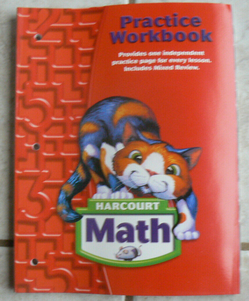 Harcourt MATH, gr. 2 / 2nd BRAND NEW Practice Workbook 164-pages