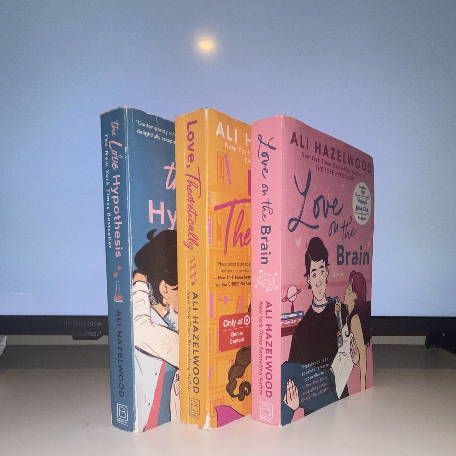 Ali Hazelwood Paperback Lot (3): Love Hypothesis, Love Theoretically, Brain