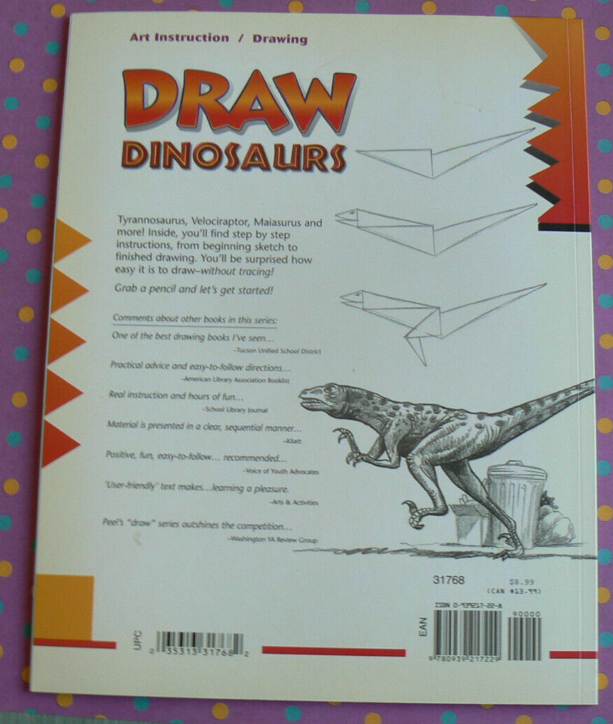 DRAW Dinosaurs, Doug DuBosque, NEW PB 31768 Art Instruction,Drawing