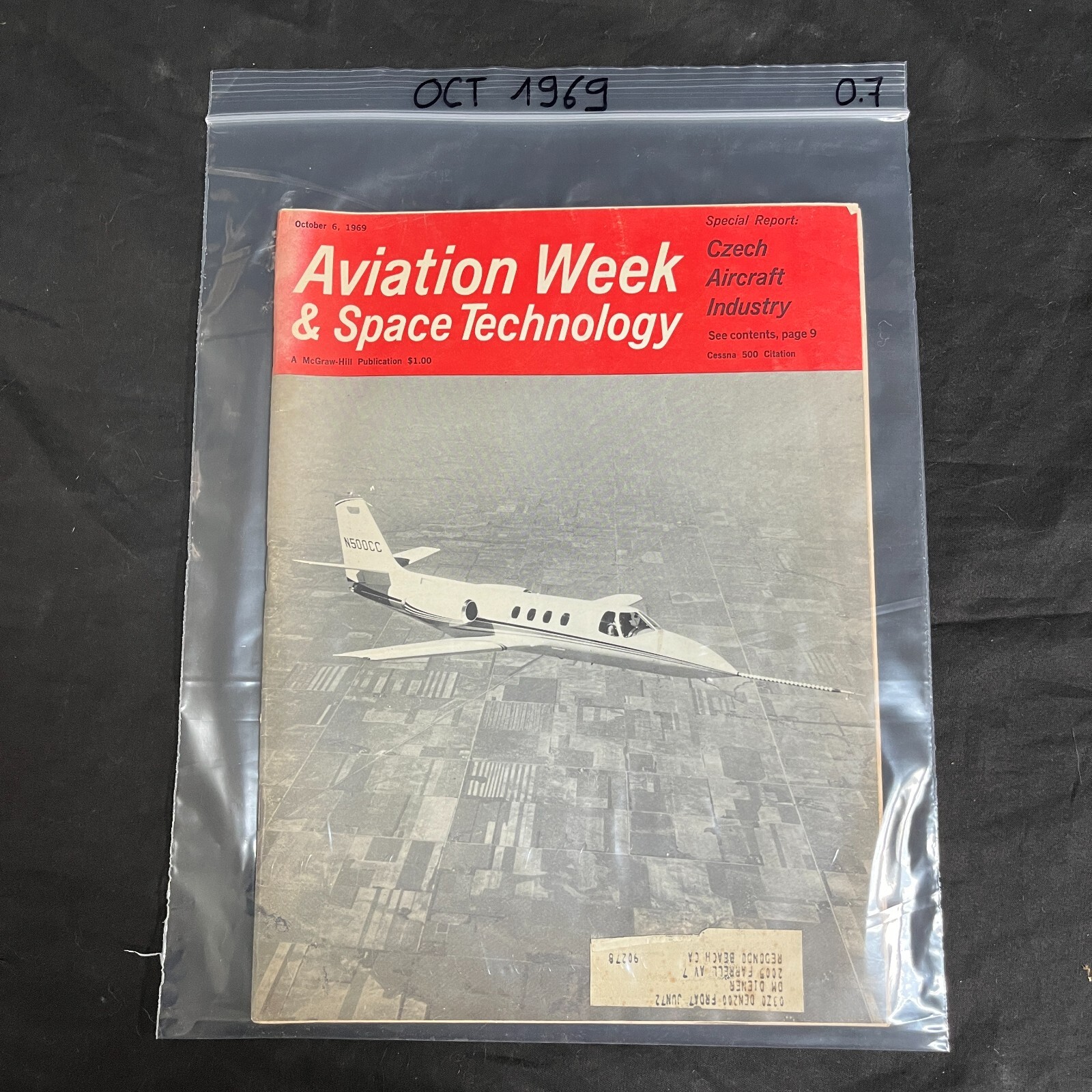 Aviation Week Publication October 6 – 1969